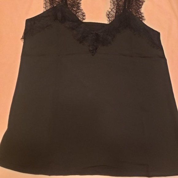 NEW Black Eyelash Lace Cami - Picture 4 of 6
